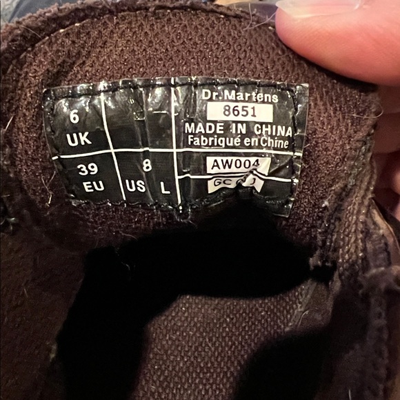 Dr. Martens Brown Leather Women's Oxfords - Picture 11 of 11